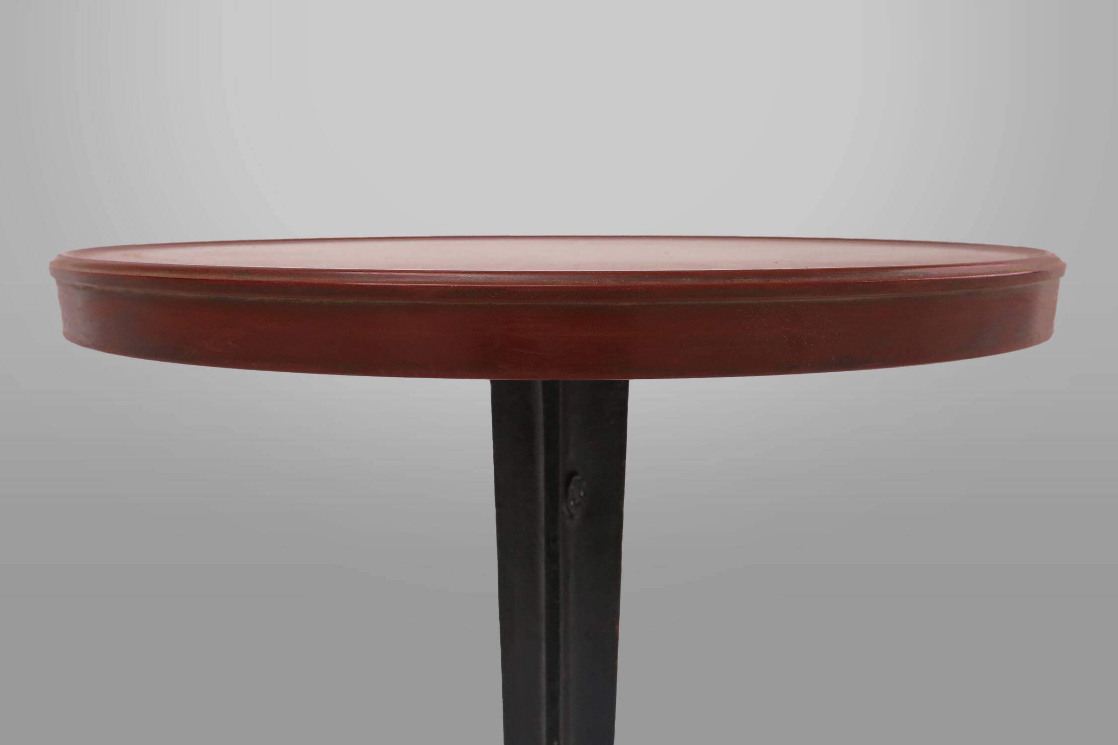 Rare Louis Vuitton cast iron bistro table with bakelite top, France ca. 1930