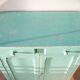 Parisian water green sideboard, patinated wood, 1950