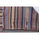 Tapis kilim turc vintage en laine et coton violet noué à la main