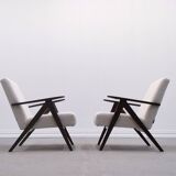 Model B 310 Var armchair in ivory boucle 1960