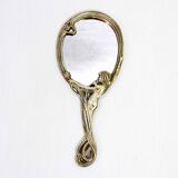 Bronze hand mirror