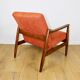GFM-64 armchair, design by Edmund Homa from the 70s, terracotta brick