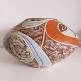 50s pottery vase numbered