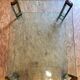 Table basse en verre et laiton par Peter Ghyczy, Pays-bas 1970