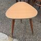 Mid century coffee table french cocktail vintage design 1960 scandinavian tripod