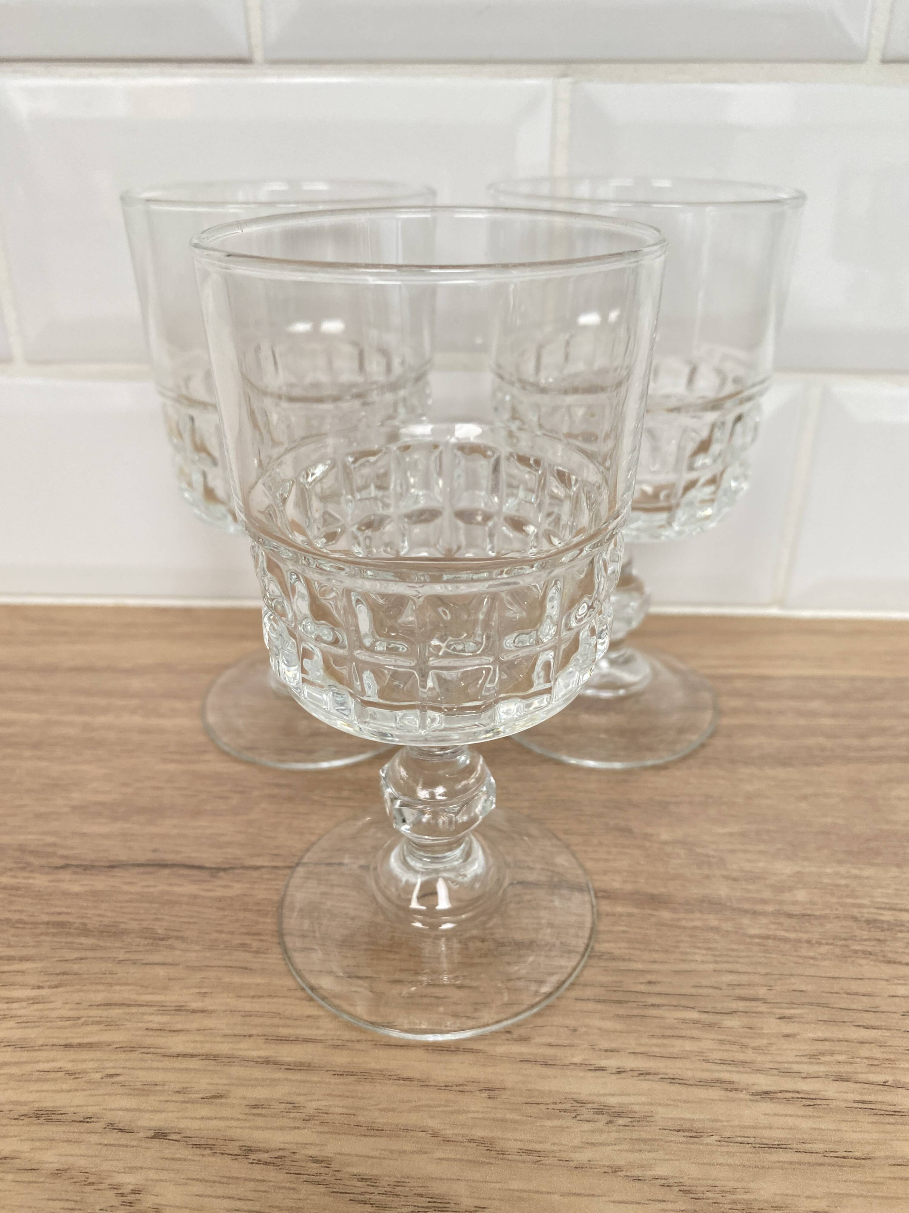 Set de 3 verres à vin rouge Luminarc Quadrille