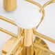 1 of 2 Sciolari Leola wall-mounted ceiling light in brass, Germany, 1970s