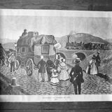 Illustration ancient transport in 1846