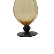 CMD Art Deco Carafe, Pink Glass, Poland, 1930s