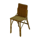 Small bamboo and wicker chair