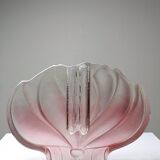 Vase soliflore lotus Walther Glas vintage Allemagne années 70