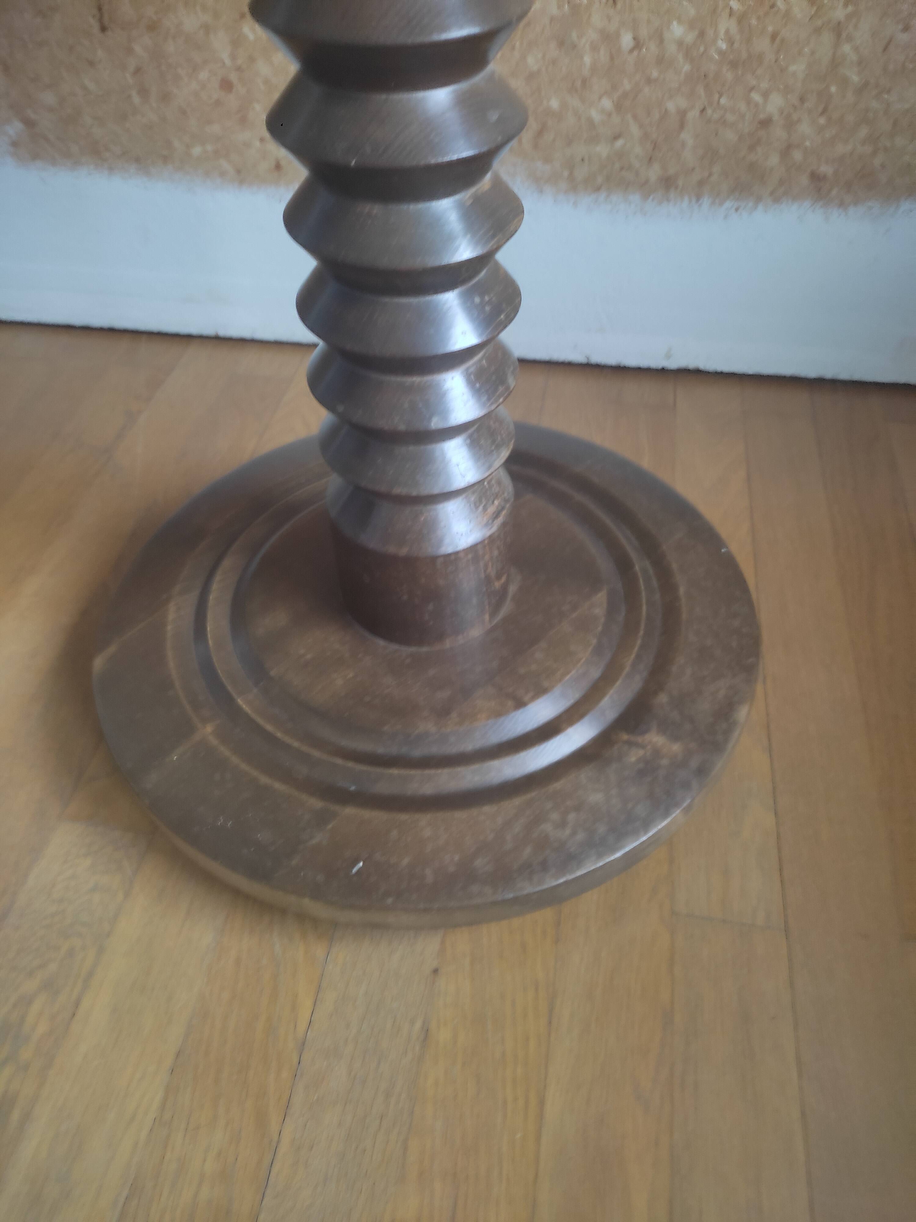 Charles Dudouyt style pedestal table