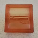 Art Deco pink glass salt shaker