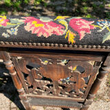 Prayer chair vintage oak