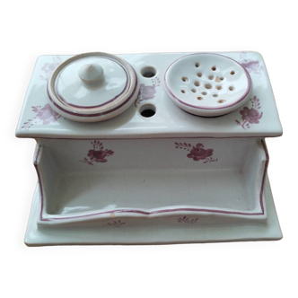 Handmade porcelain inkwell