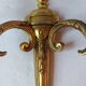 Pair of bronze wall sconces in Louis XVI style