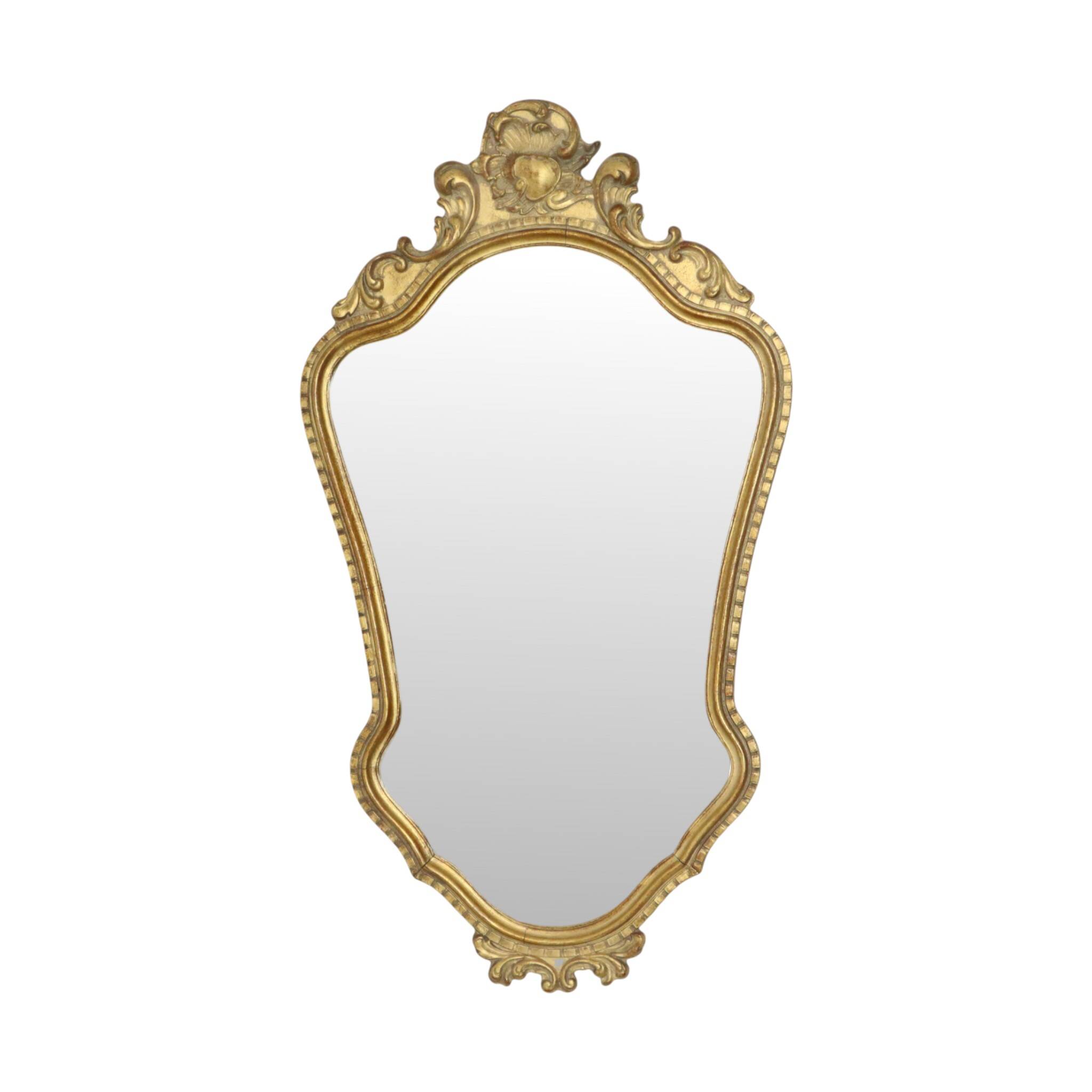 Classic Facet Cut Gold Leaf Mirror Deknudt 75cm