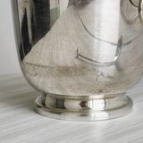 Silver metal ice bucket