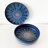German ceramic dishes KMK viola 1960s