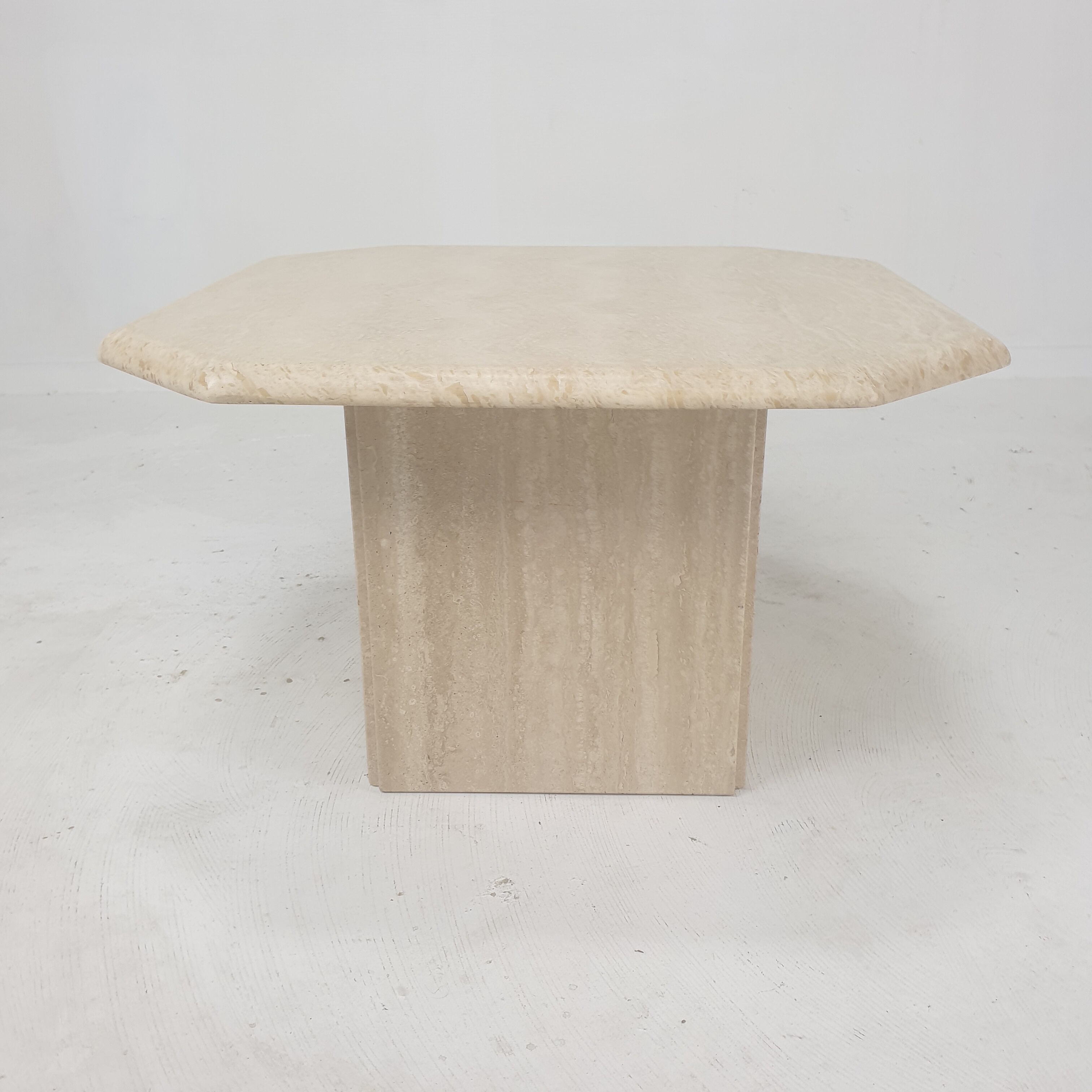 Italian Travertine Coffee Table, 1980's