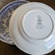 Set of 6 plates of Luneville K and G model Excelsior