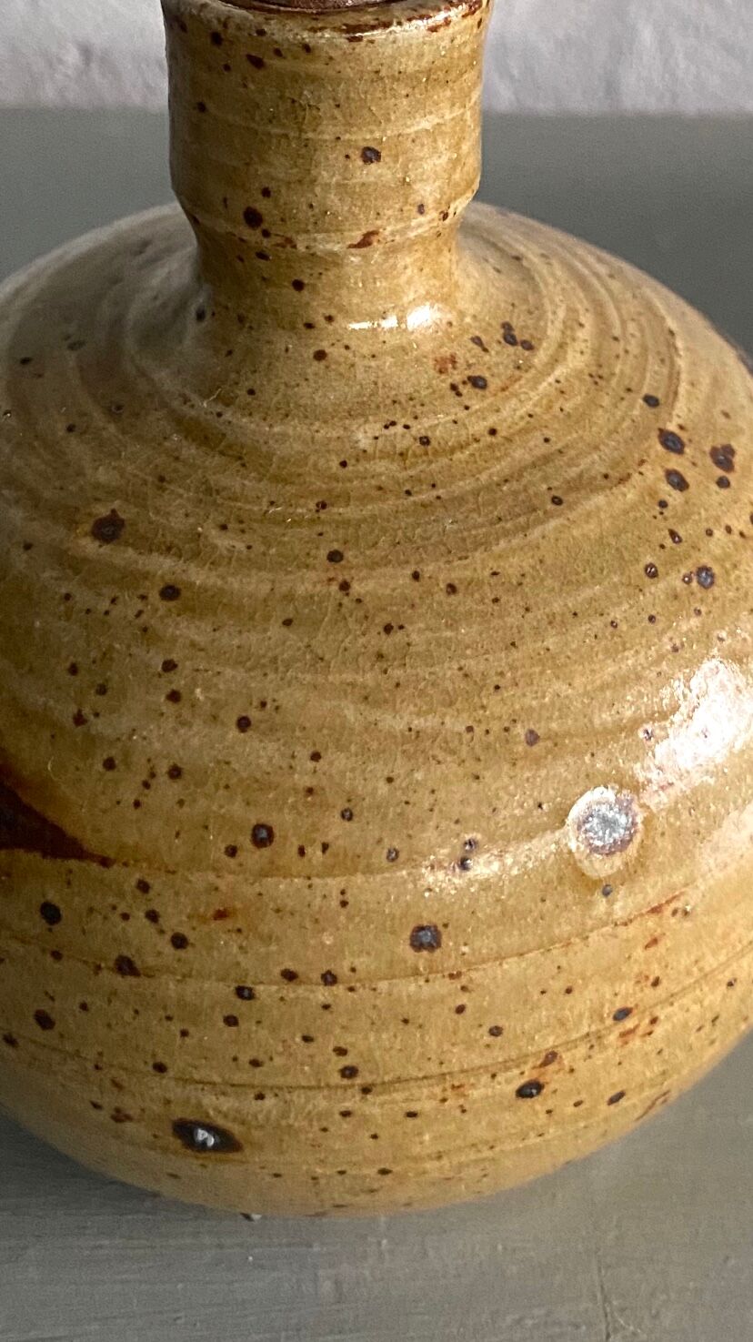 Pyrite stoneware lamp