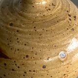 Pyrite stoneware lamp