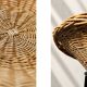 Vintage Mid-Century Italian Modern Boho Rattan Spherical Bowl Chair, 1950s