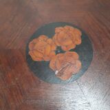 1930 art deco wood marquee pedestal table