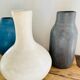 Vase céramique blanc