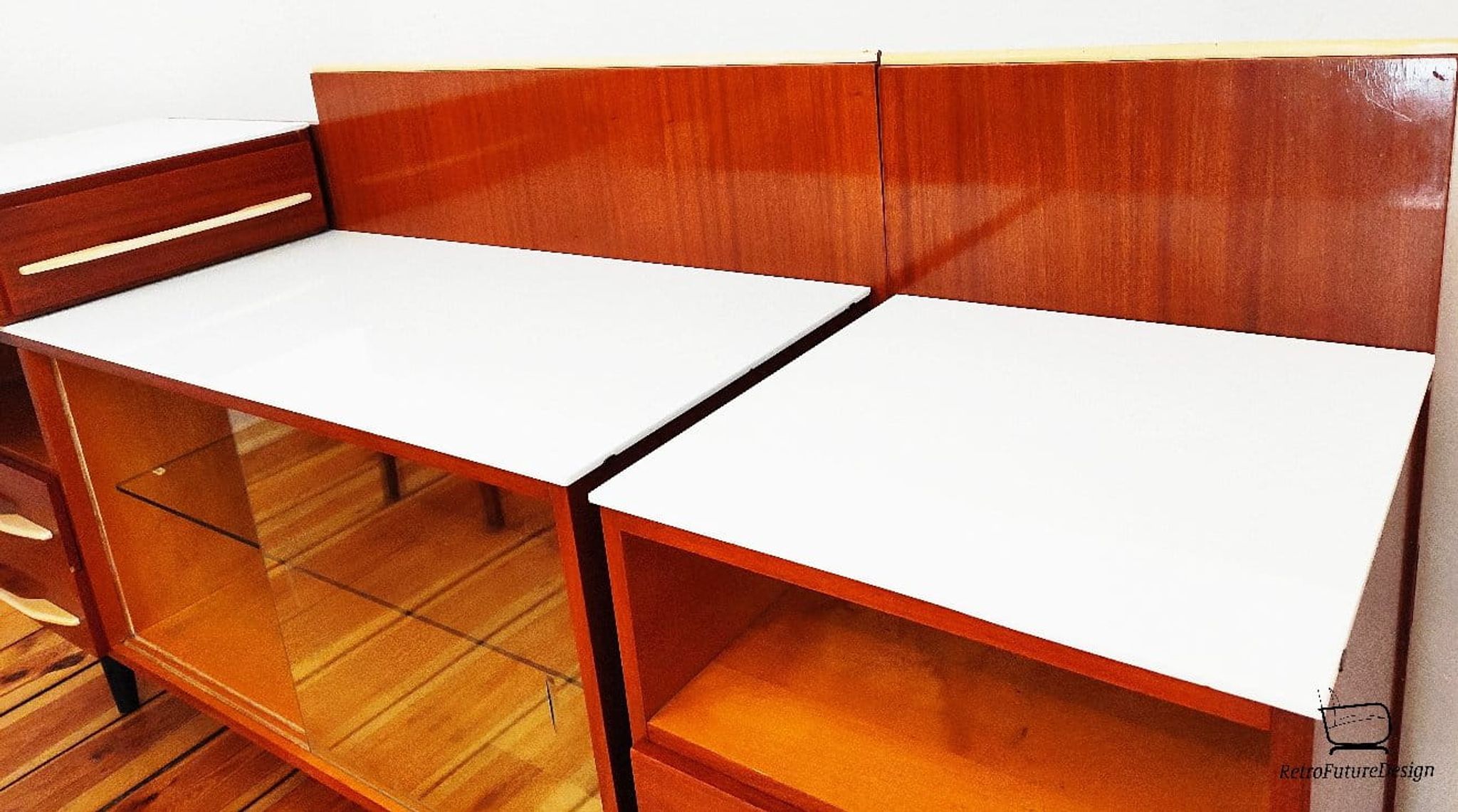 Modular set chest of drawers, desk, cabinet proj. M. Pozar for Up Zavody 1960