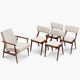 Set of 4 skoczek chairs