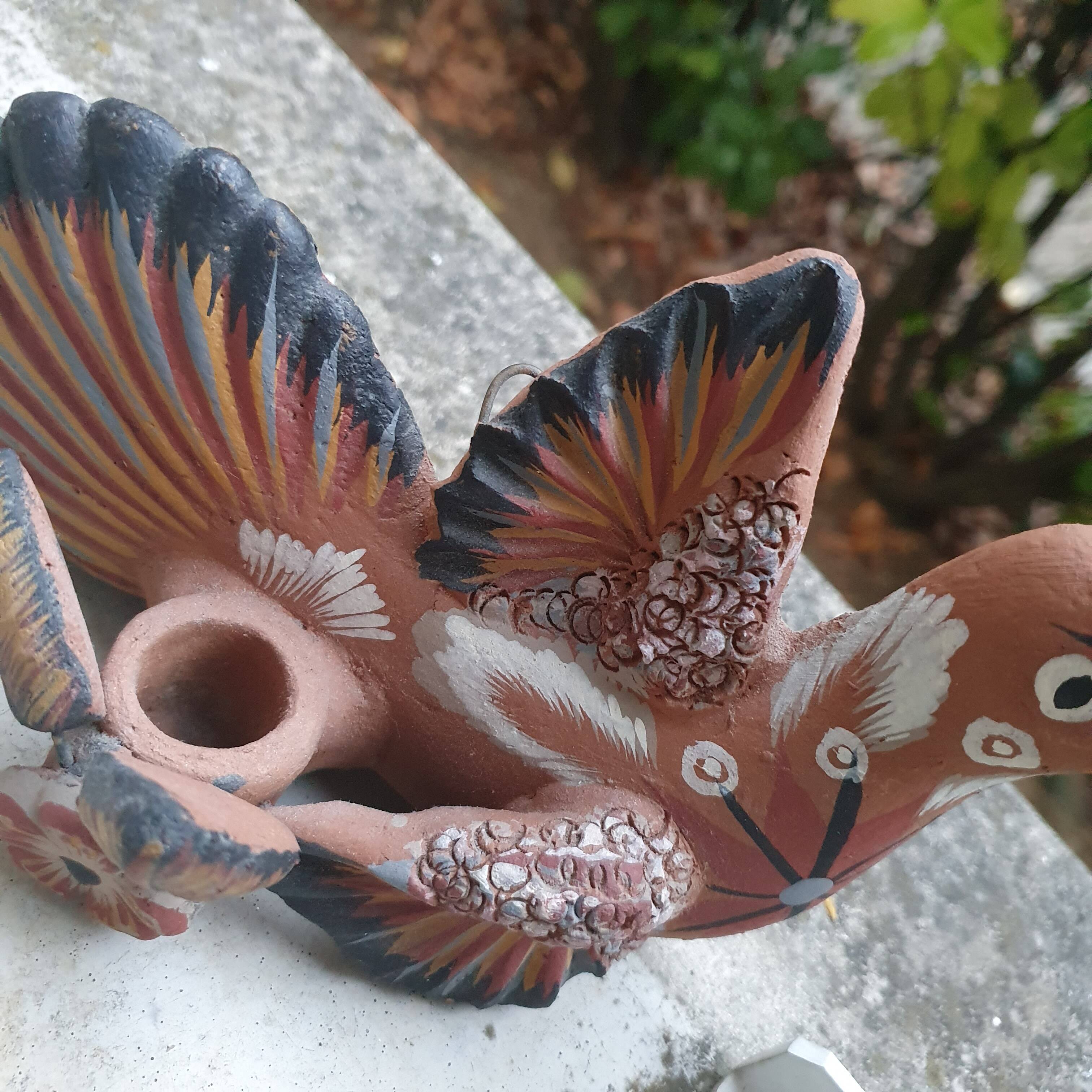 Terracotta candle holders 70s