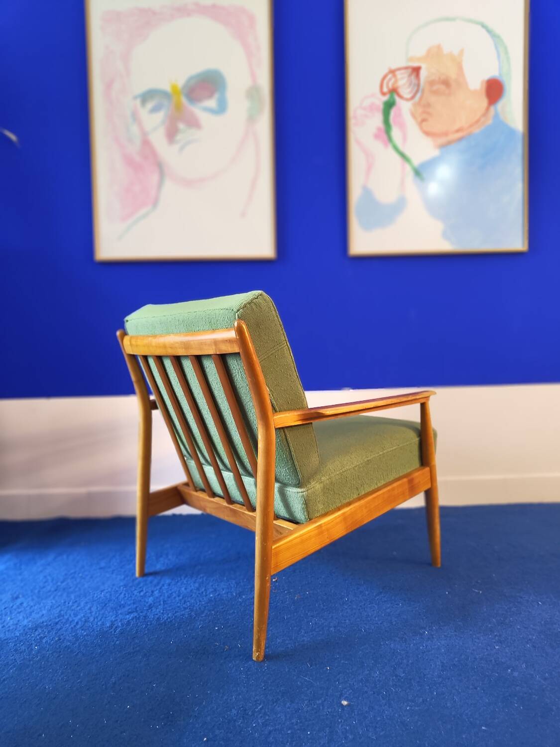 Fauteuil scandinave années 60