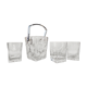 Whisky glasses and ice bucket set