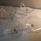Lot of 4 old champagne glasses