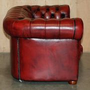 Vintage leather Chesterfield sofa