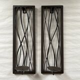 Pair of Brutalist Candlesticks