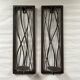 Pair of brutalist candlesticks