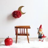 Vintage Baumann wooden children's chair/armchair with bars, 1950s