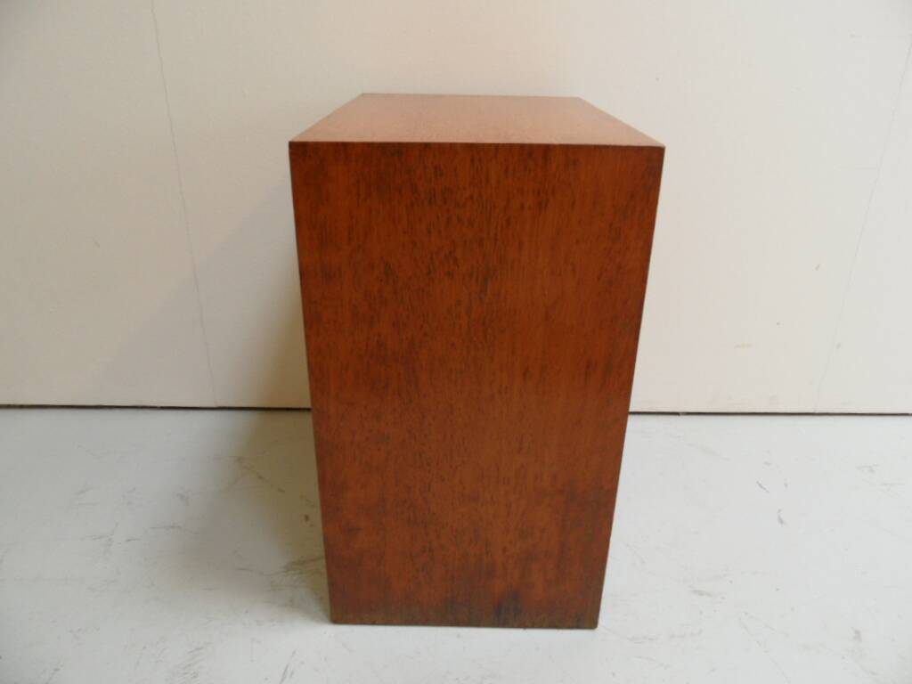 Antique oak watchmakers cabinet with drawers