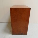 Antique oak watchmakers cabinet with drawers