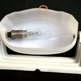 Wall light porcelain and opaline art déco