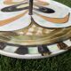 Cheese tray, Vallauris ceramics, unique piece, 1960