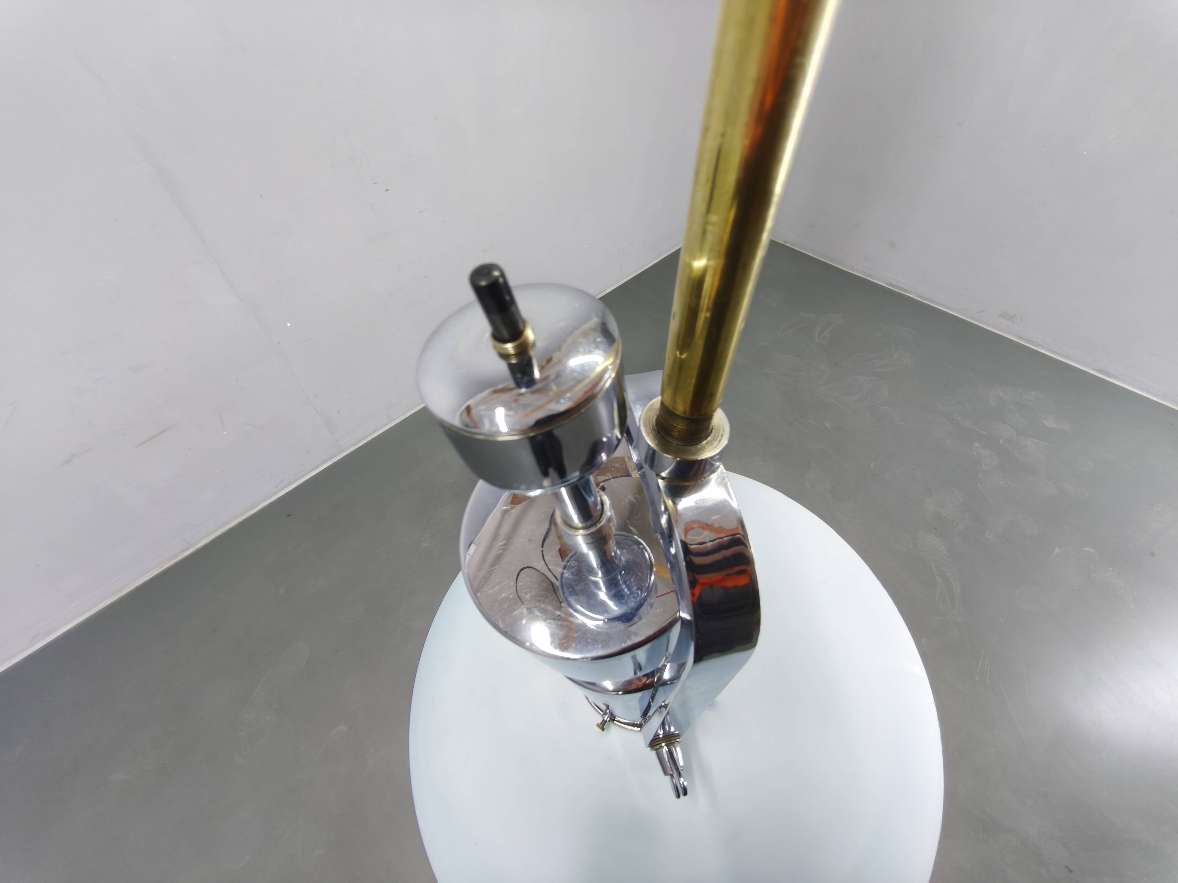 Rare Bauhaus Adjustable Ceiling Light by Otto Mueller, 1930s