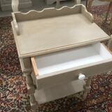 Painted and patinoed side table