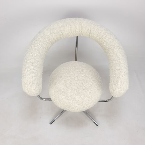 Ensemble de 2 fauteuils ronds, années 1970