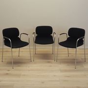 Set of three chairs, Italian design, 1970s, production: Italy
