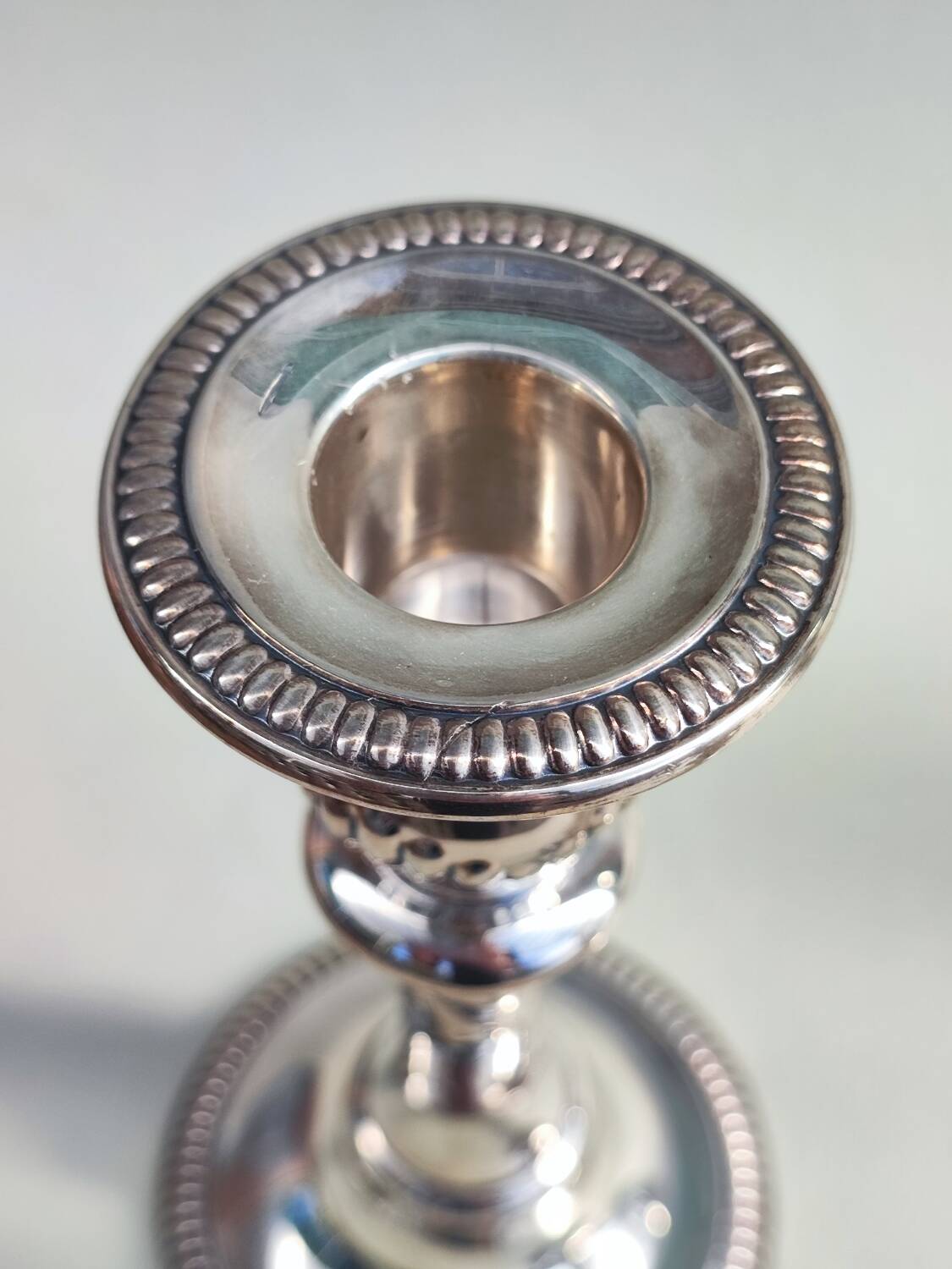 Bougeoirs en argent sterling