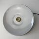 Old large industrial enamelled pendant 29.5 cm